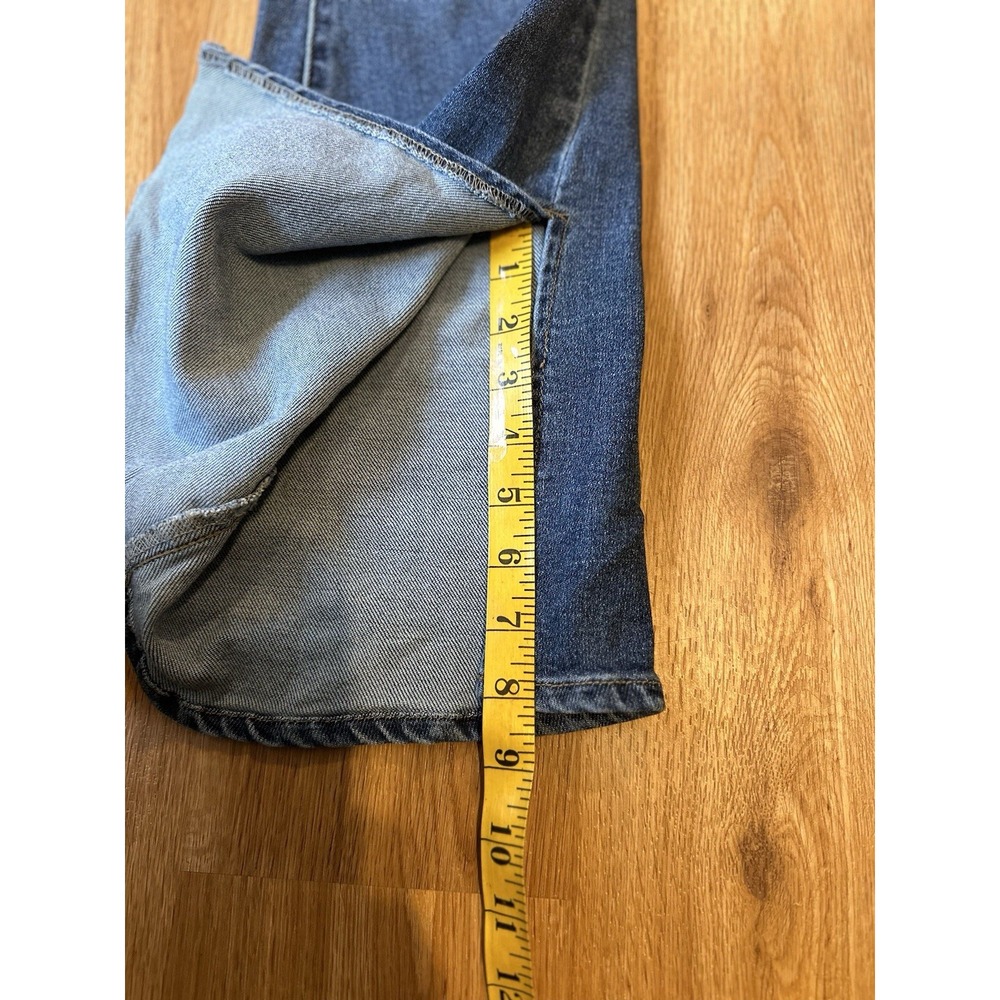 SO Button Fly Flare Leg Jeans Women's Size 9 Med Wash Blue Denim 29x31 Kendrick‎ - Picture 12 of 16